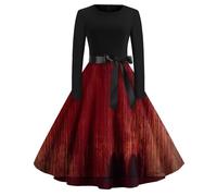 Costume Halloween Adulte Fete Renaissance Dress Petit Demon Gothique Robe Pour Femme Medievale Sexy Princesse Vampire Deguisement Halloween Femme Grande Taille Vermilion XXL