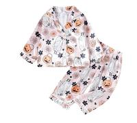 Costume Halloween Bébé Garçon Fille Unisexe d'habillage d'Halloween Bebe Ensembles de Pyjama Coton Fantôme Doux et Confortable pour Carnaval Cosplay