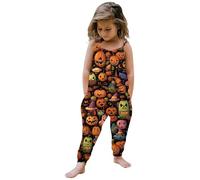 Costume Halloween Bébé Unisexe Garçon Fille Combinaisons en Coton Mignon Animé Chauve-Souris Cosplay Deguisement Citrouille comme d'halloween Nouveau-né avec Chapeau d'oreille pour et