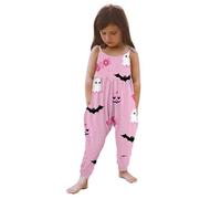 Costume Halloween Bébé Unisexe Mignon Barboteuse Infantile Chauve- Souris Grenouillère Citrouille Manches Longues Capuche Body Survêtement Grenouillères Cosplay pour garçon et Fille