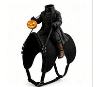 Costume Halloween Cavalier sans Tête pour Chat/Chien Illusion Chevauchée 3D | Costume Cavalier Sans Tête Pour Animaux Avec Lumière, Tenue Cosplay De Fête Pour Petits Chats & Chiens