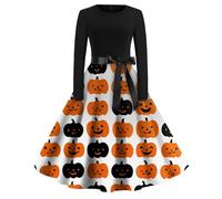 Costume Halloween Deguisement Longue Sorcier Demon Mariée Diable Cosplay Cape Vampire Robe Vintage Femme Costume de Zombie Maléfique Fantome Deguisement Princesse Femme S