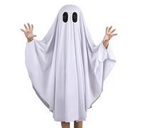 Costume Halloween Enfant Robe Cape à Capuche Déguisement Fancy Party pour Filles Garçons Manteau Veste