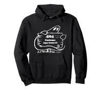 Costume Halloween Fantôme 404 - Non Trouvé - Français Sweat à Capuche