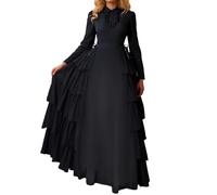 Costume Halloween Femme Robe Medievale Femme Cape Déguisement Médiéval Deguisement Grande Taille Medieval Princesse Adulte Chapeau Sorciere Moyen Age Cendrillon De Soiree Noble Carnaval Venise 3Xl