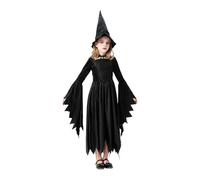 Costume Halloween Nouveau-né Cosplay Fête Robe De Sorcière Costume Carnaval Mignon Halloween Costume Magique Princesse Robe Pour Filles Enfants Drôle Bébé Costume