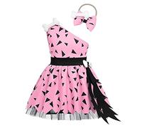 Costume Halloween pour Filles Deguisement Enfant Fille Déguisement Petite Sorcière de Galets bébé cavernes Carnaval Tutu Fête des Morts