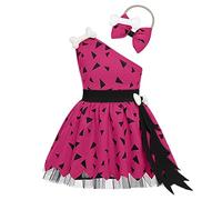 Costume Halloween pour Filles Déguisement Princesse Fille Cosplay Historique ge de Pierre Galets bébé Zombie Mariée Fantôme Maxi Tulle Robe Bal Magique Fête des Morts