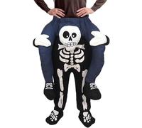 Costume Halloween Vêtement - Tenue de Fête Hilarante,Costume Cosplay Thème Squelette Adulte,Pour Réunion Familiale Anniversaire Spectacle Scénique