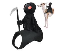 Costume Hallowen de Chevalier à Chiot | Costumes drôles Hallowen Knight Puppy | Costume de Chien d'armure médiévale avec Cap | pour Animaux de Compagnie Confortable pour Les Petits