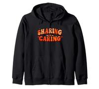 Costume Happy Sharing is Caring Sweat à Capuche