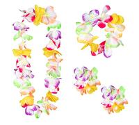 Costume hawaïen Boland 52368 avec 1 Bandeau, 1 Collier et 2 Bracelets