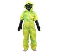 Costume Hazmat Costume Bloody Zip-Up Kids Suit Hazmat Comprend un, des gants et un masque, des enfants habillés costumes pour le cosplay, Halloween, la fête, M