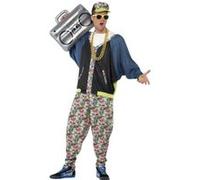 Costume Hiphop Annees 80 Authentique - Multicolores or G