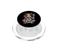 Costume Hippie avec Signe de Paix des années 70 PopSockets PopGrip pour MagSafe