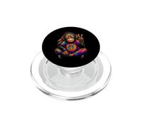 Costume Hippie avec Signe de Paix des années 70 PopSockets PopGrip pour MagSafe