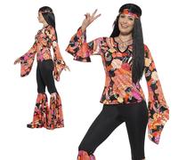 Costume Hippy Pour Femmes Années 1960 Willow Tenue De Fête Années 1970 Neuf