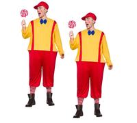 Costume Histoire Tweedle Dee Tweedle Dum Multi Polyester Adultes Wicked