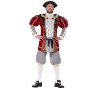 Costume Historique Tudor Médiéval Pour Adultes Hommes Roi Henri VIII