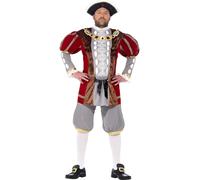 Costume Historique Tudor Médiéval Pour Adultes Hommes Roi Henri VIII
