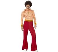 Costume Homme Des Annees 70 authentique - Orange - M or G
