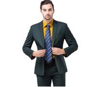 Costume Homme grande taille uni de slim Marque Luxe VêTements Masculin XHC46 Vert foncé XXL