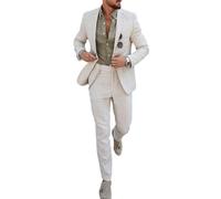 Costume Homme Mariage Blazer Affaire Cérémonie Smokimg Formel Couleur Unie Slim fit Veste et Pantalon Deux pièce