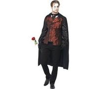Costume Homme Opera Noir Malefique - Bordeaux - L noir G