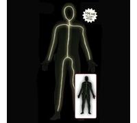 Costume Homme Seconde Peau Lumiere Noire - Noir - Unique noire G