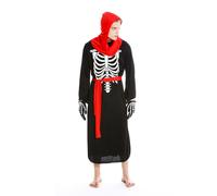 Costume Hommes Femmes Halloween Squelette Knochengerippe Moine Zmbie Démon Gr. M