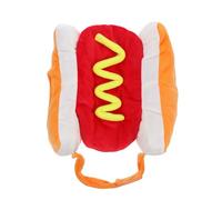Costume Hot Dog pour Chiot, Chaud, Facile à Enfiler, Coton | Chien et Chat, Design Mode, Occasions Spéciales et Sorties, Taille L, Cosplay Festif
