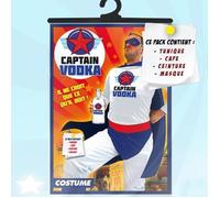 Costume humoristique - Captain Vodka - Taille L/XL - Noir - Pour homme - À partir de 18 ans