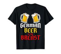 Costume Humoristique de la bière Allemande « Beer is The Breast » T-Shirt