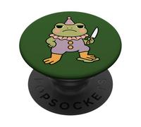 Costume Humoristique Grenouille Clown PopSockets PopGrip Adhésif
