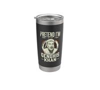 Costume Im Gengis Khan Gobelet isotherme en acier inoxydable double paroi