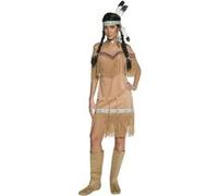 Costume Indienne Beige Authentic Western - Beige - M beige G