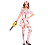 Costume Infirmière Ensanglanté Femmes Multicolore