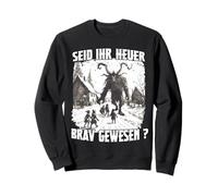 Costume Krampus Perchtenlauf Krampus Bad Santa Claus Sweatshirt