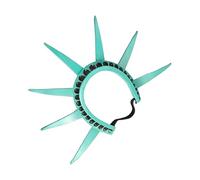 Costume Lady Li-berty avec couronne et torche - Nouveauté gonflable Statues de liberté Costume | Costume de vêtements de statue de la liberté pour adultes | Accessoire patriotique léger du 4 lu