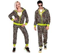 W WIDMANN MILANO – Survêtement fantaisie Party Fashion – Motif animalier années 80 – Taille S