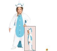 Déguisement Pyjama Unicorne Bleu Pour Enfant (Taille 3-4a) Multicolore