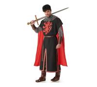 Costume - Lion noir - Multicolore - Polyester - Inclus capuche et tunique XL