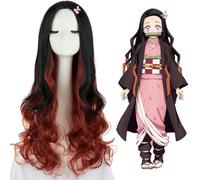 Costume long blond bouclé pour femme et fille, poupée réaliste et déguisement d'Halloween