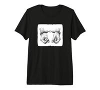 Costume Mains arrestées avec Menottes T-Shirt Haut de Gamme