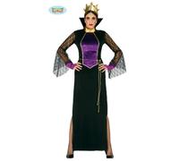 Guirca 80951 Costume Grimilde Reine Sorcière Blanche-Neige Noir Violet Taille Unique