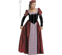 Costume Médiéval Courtisane Sd Xl Rouge