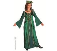 Costume Médiéval Eleonore Velours - Vert - XXL Vert G
