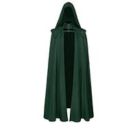 Costume médiéval pour adulte vintage gothique foncé robe manteau châle sorcier prêtre tenue performance gothique Renaissance vêtement