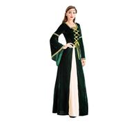Costume Médiéval Pour Femme Robe Corset Rétro D'Halloween Renaissance