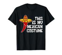 Costume mexicain Hot Chili avec Sombrero This Is My Mexican T-Shirt